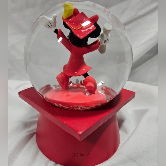 Disney Minnie Mouse Graduation Musical Snow Globe EUC - Picture 5 of 6